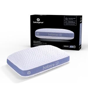 Bedgear Balance Performance Pillow Size 1.0 Moisture Wicking Bed Pillow NEW